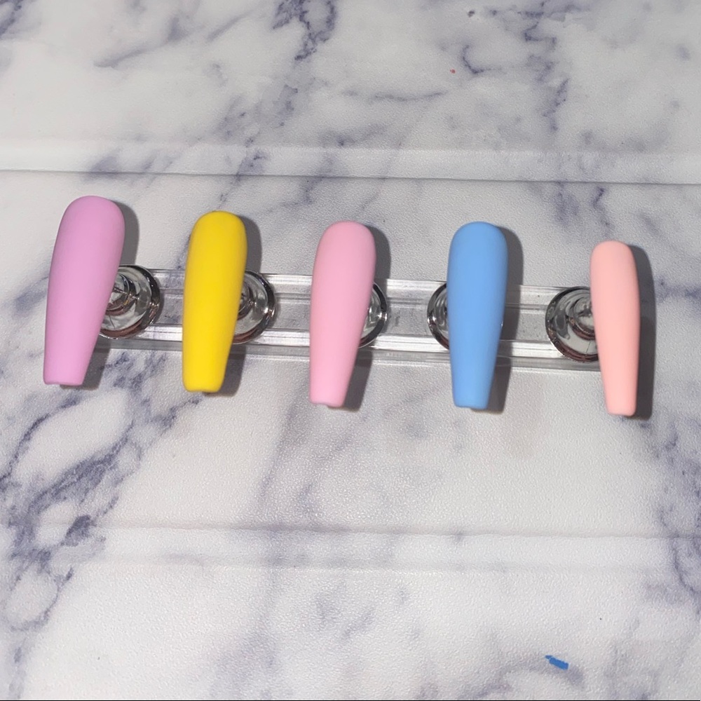 Pastel Rainbow Press on Nails